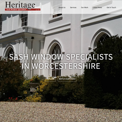 Heritage Launch new web site